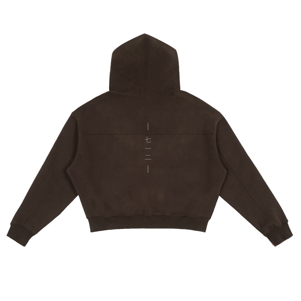 7 1 2 - Boxy Zip Hoodie