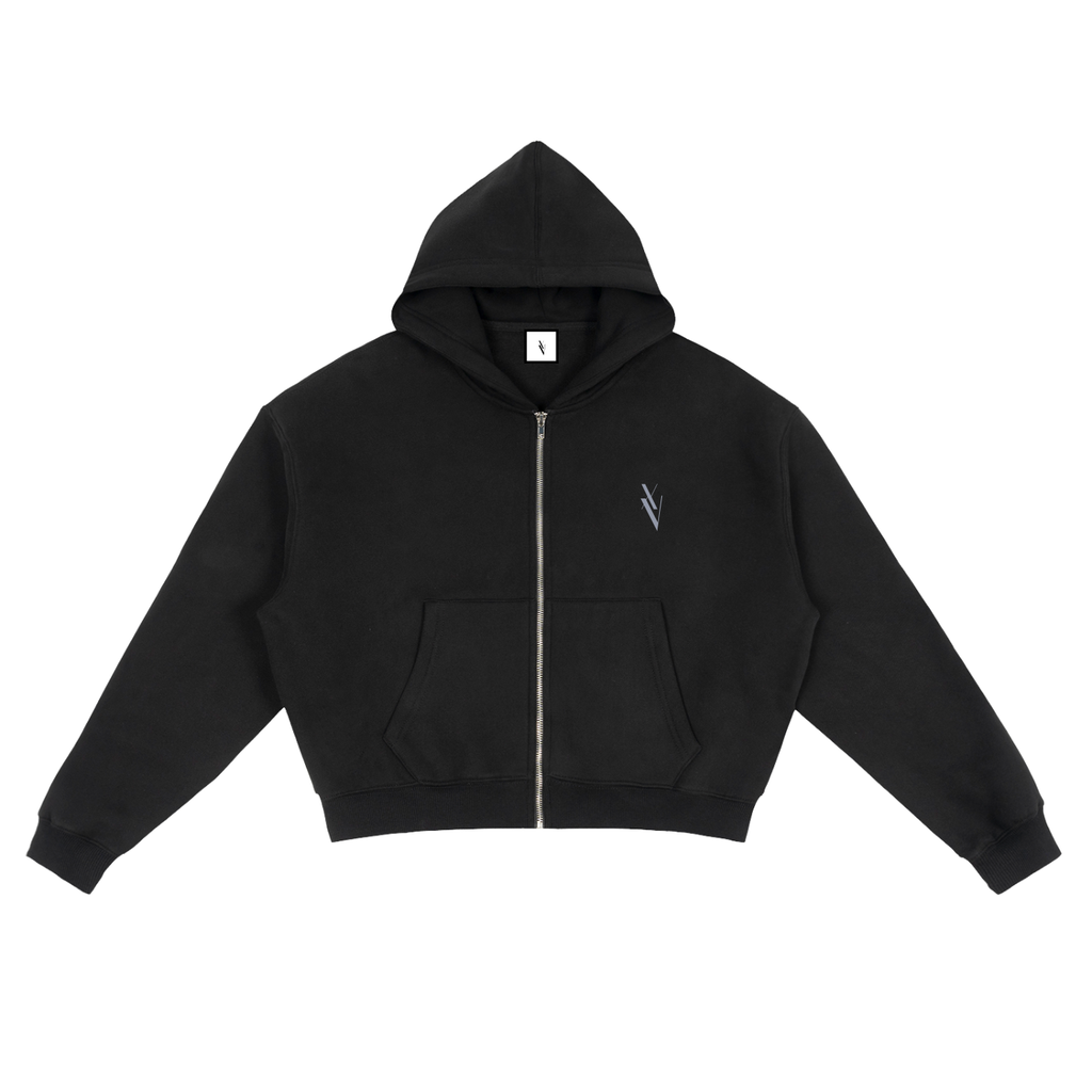7 1 2 - Boxy Zip Hoodie