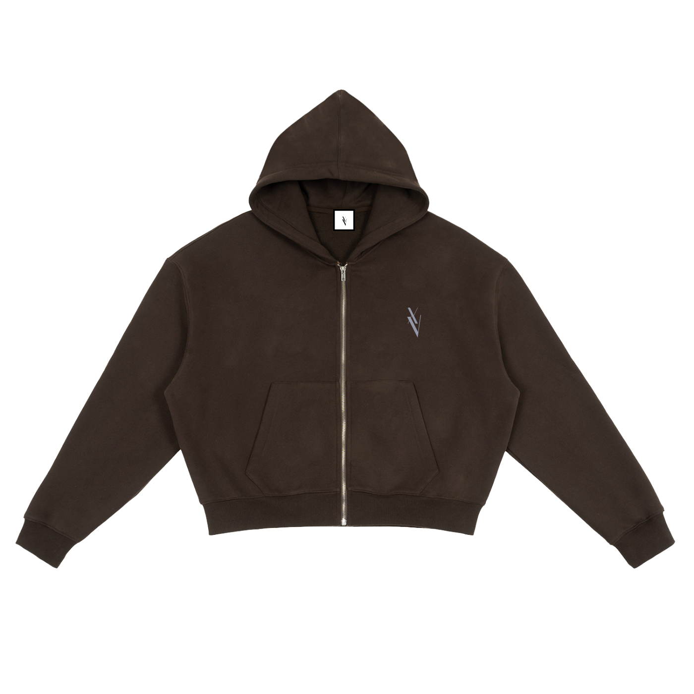 7 1 2 - Boxy Zip Hoodie