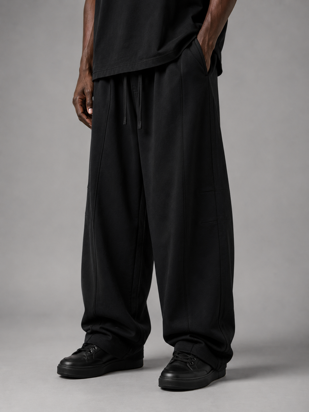 Heavyweight Wide Leg Panel Sweatpants - Men's